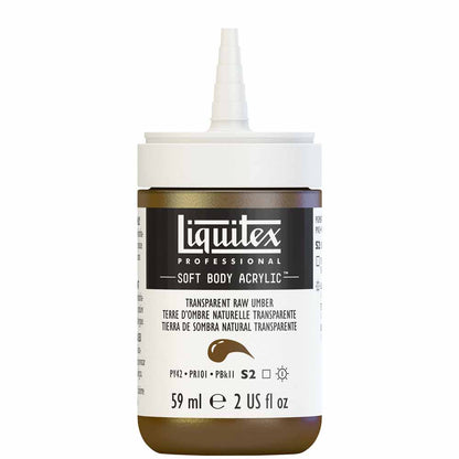 Liquitex Professional Soft Body Akrilik Boya 59ml Transparent Raw Umber 333 S2