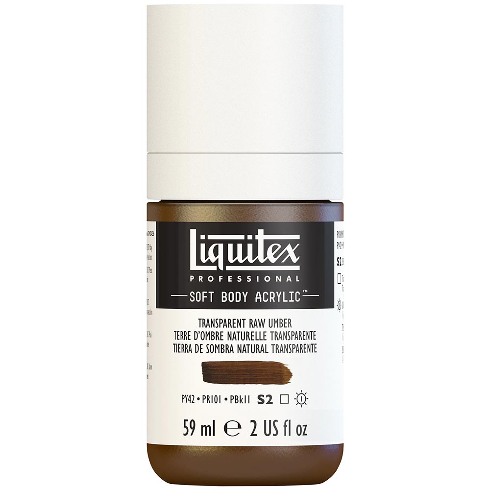 Liquitex Professional Soft Body Akrilik Boya 59ml Transparent Raw Umber 333 S2