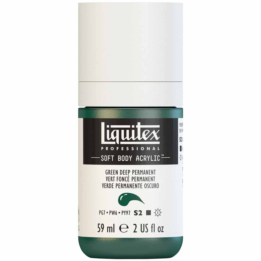Liquitex Professional Soft Body Akrilik Boya 59ml Green Deep Permanent 350 S2