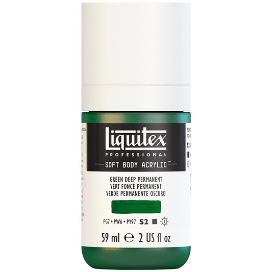 Liquitex Professional Soft Body Akrilik Boya 59ml Green Deep Permanent 350 S2