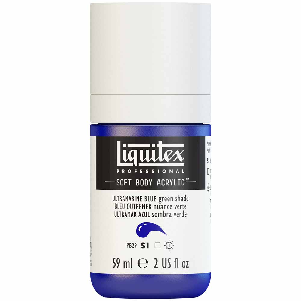 Liquitex Professional Soft Body Akrilik Boya 59ml Ultramarine Blue Green Shade 380 S1