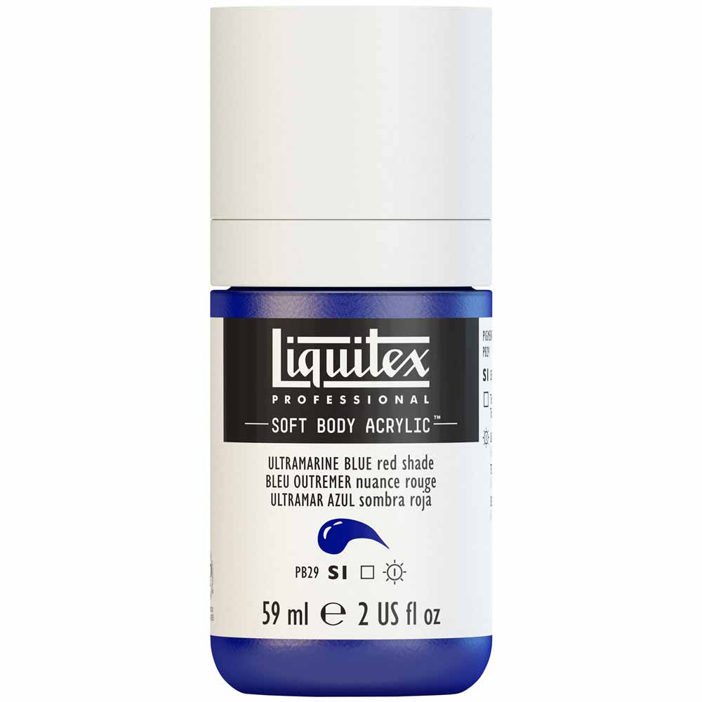 Liquitex Professional Soft Body Akrilik Boya 59ml Ultramarine Blue Red Shade 382 S1