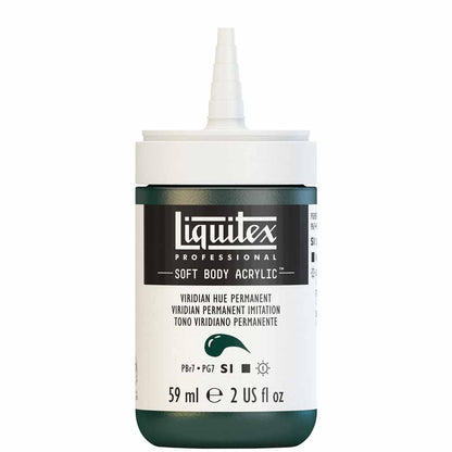 Liquitex Professional Soft Body Akrilik Boya 59ml Viridian Hue Permanent 398 S1