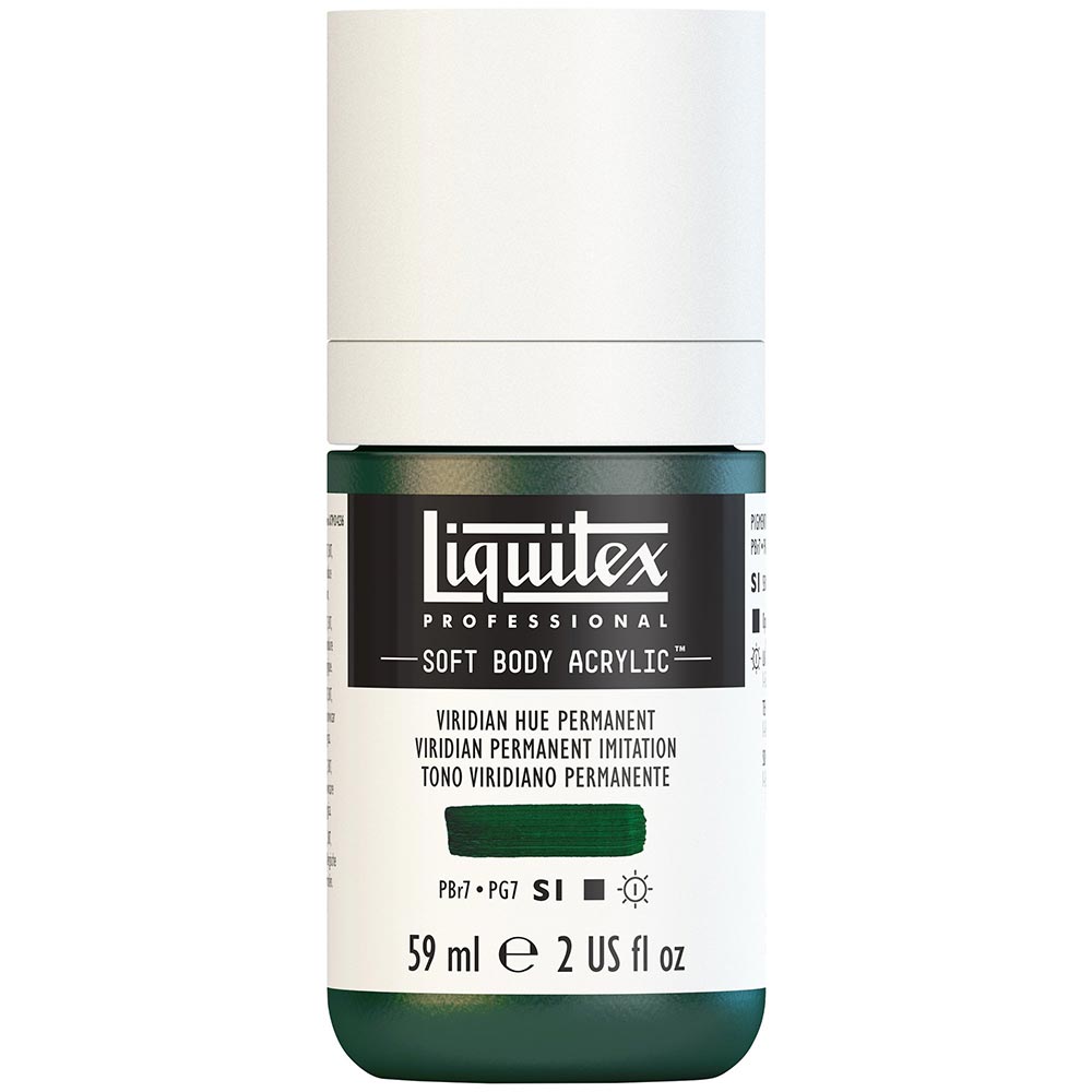 Liquitex Professional Soft Body Akrilik Boya 59ml Viridian Hue Permanent 398 S1