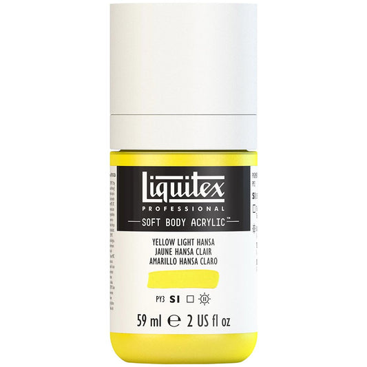 Liquitex Professional Soft Body Akrilik Boya 59ml Yellow Light Hansa 411 S1