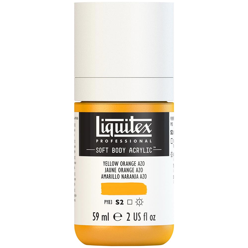 Liquitex Professional Soft Body Akrilik Boya 59ml Yellow Orange Azo 414 S2