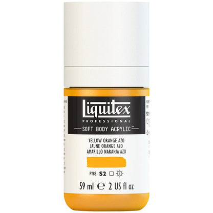 Liquitex Professional Soft Body Akrilik Boya 59ml Yellow Orange Azo 414 S2