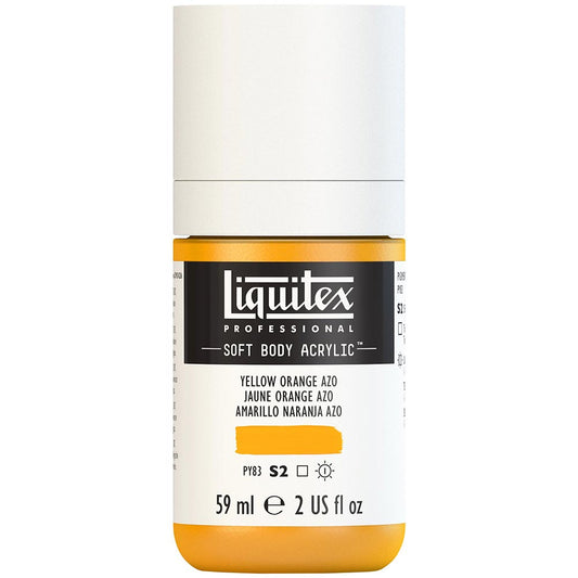 Liquitex Professional Soft Body Akrilik Boya 59ml Yellow Orange Azo 414 S2