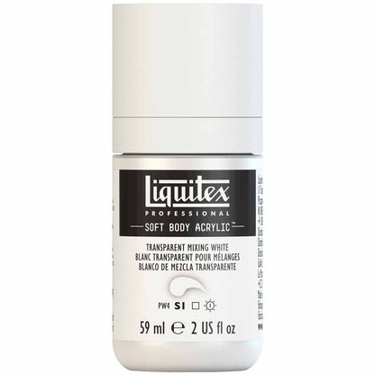 Liquitex Professional Soft Body Akrilik Boya 59ml Transparent Mixing White 430 S1