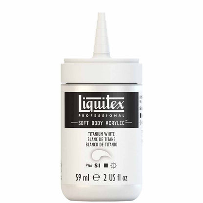 Liquitex Professional Soft Body Akrilik Boya 59ml Titanium White 432 S1