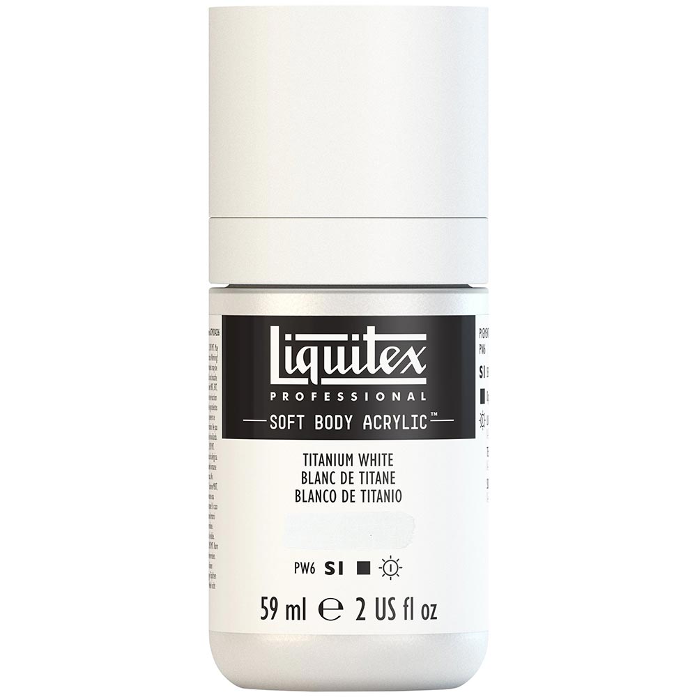 Liquitex Professional Soft Body Akrilik Boya 59ml Titanium White 432 S1