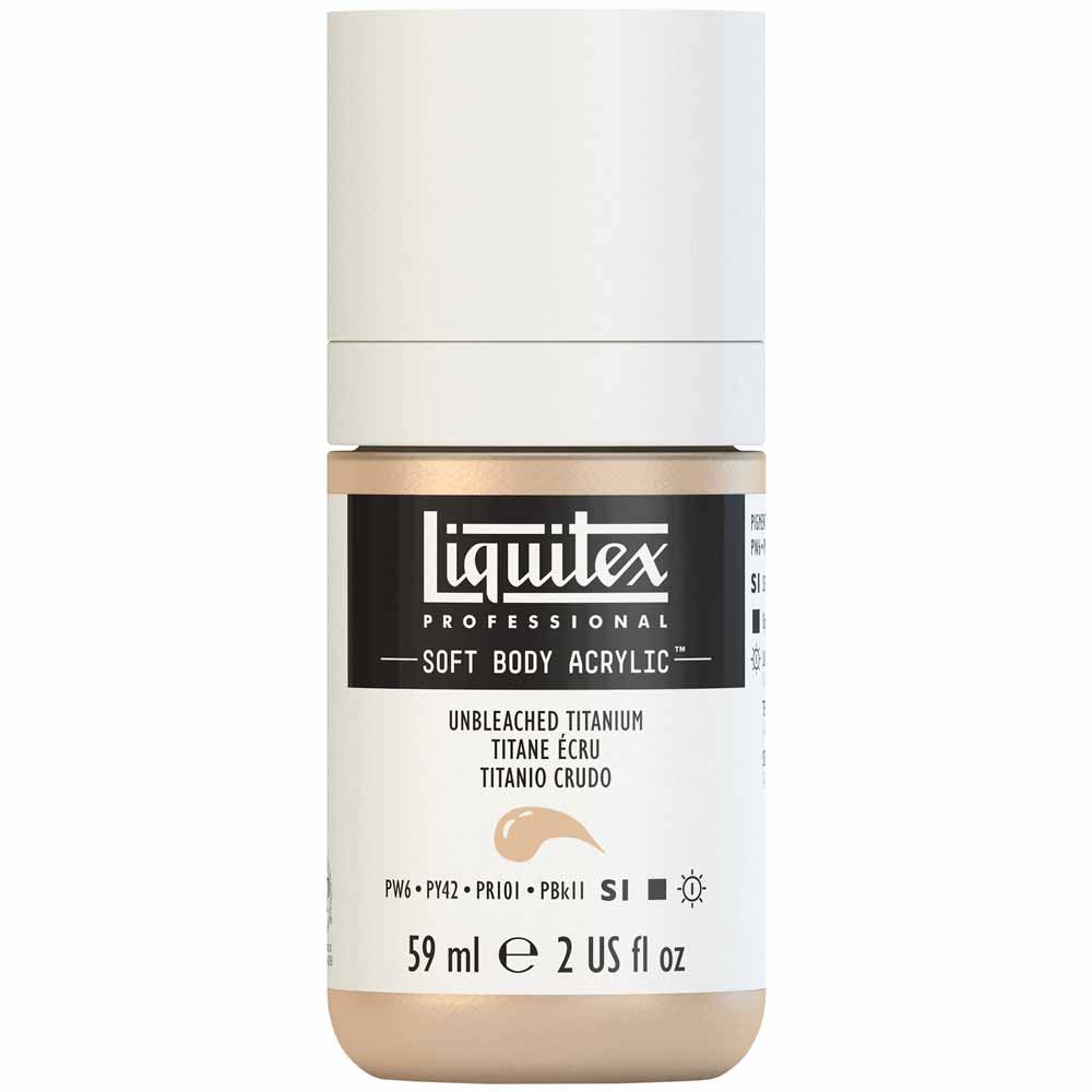 Liquitex Professional Soft Body Akrilik Boya 59ml Unbleached Titanium 434 S1