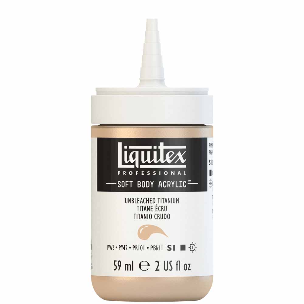 Liquitex Professional Soft Body Akrilik Boya 59ml Unbleached Titanium 434 S1