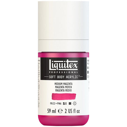 Liquitex Professional Soft Body Akrilik Boya 59ml Medium Magenta 500 S1