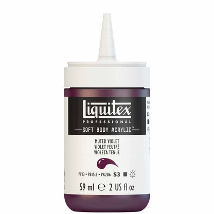 Liquitex Professional Soft Body Akrilik Boya 59ml Muted Violet 502 S3