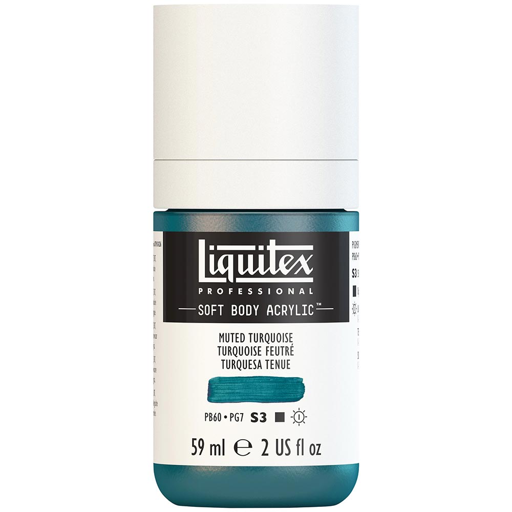 Liquitex Professional Soft Body Akrilik Boya 59ml Muted Turquoise 503 S3