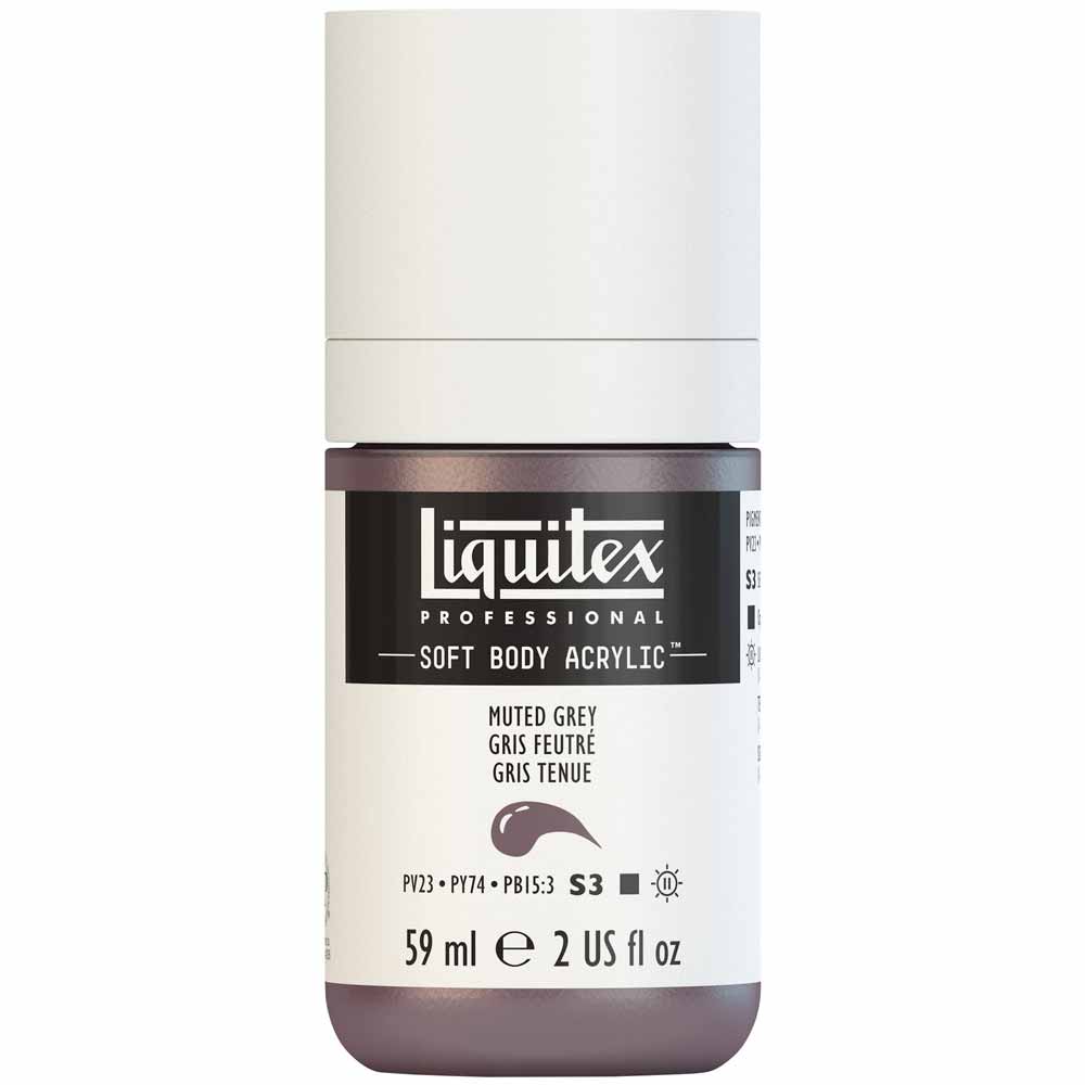 Liquitex Professional Soft Body Akrilik Boya 59ml Muted Grey 505 S3