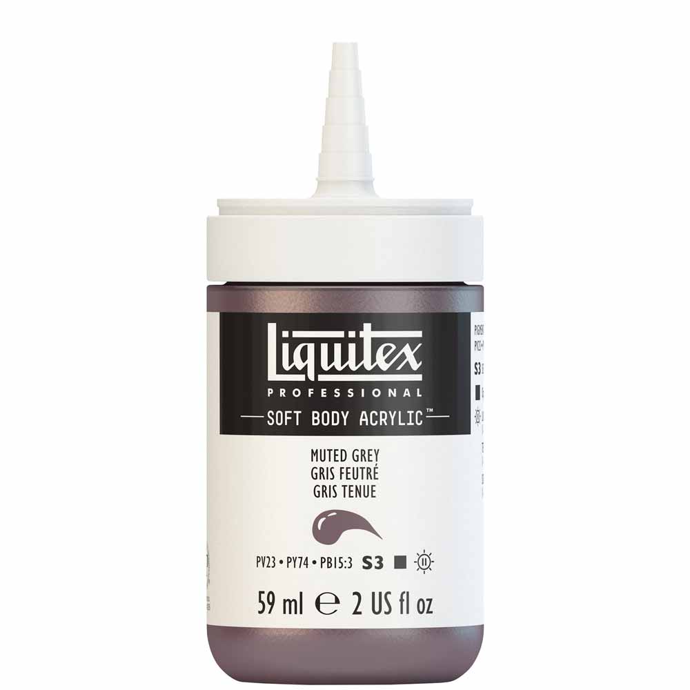 Liquitex Professional Soft Body Akrilik Boya 59ml Muted Grey 505 S3