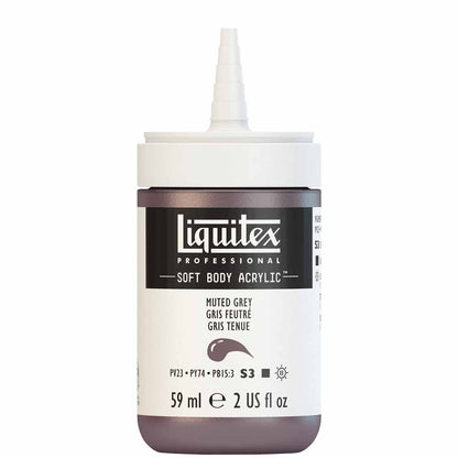 Liquitex Professional Soft Body Akrilik Boya 59ml Muted Grey 505 S3
