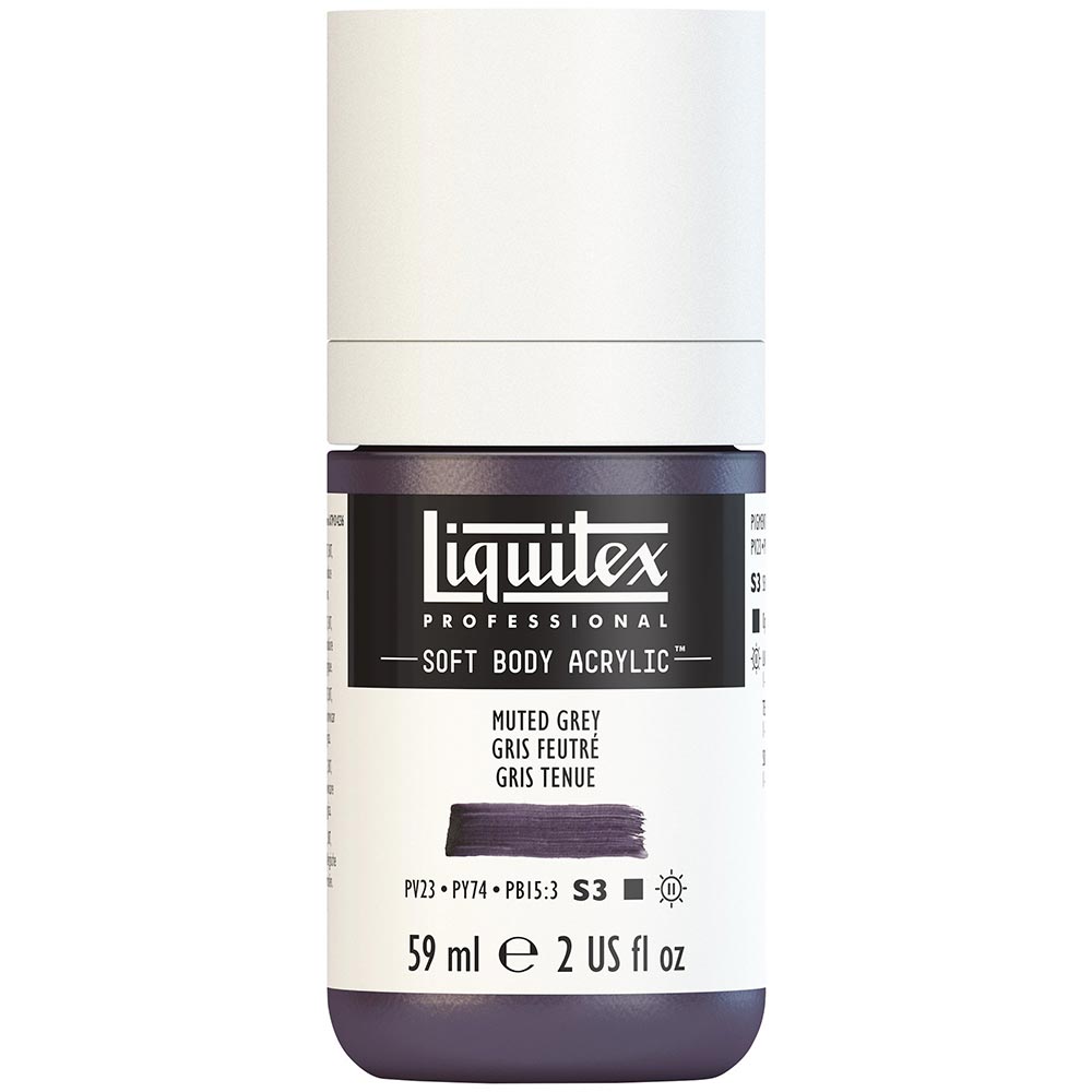 Liquitex Professional Soft Body Akrilik Boya 59ml Muted Grey 505 S3