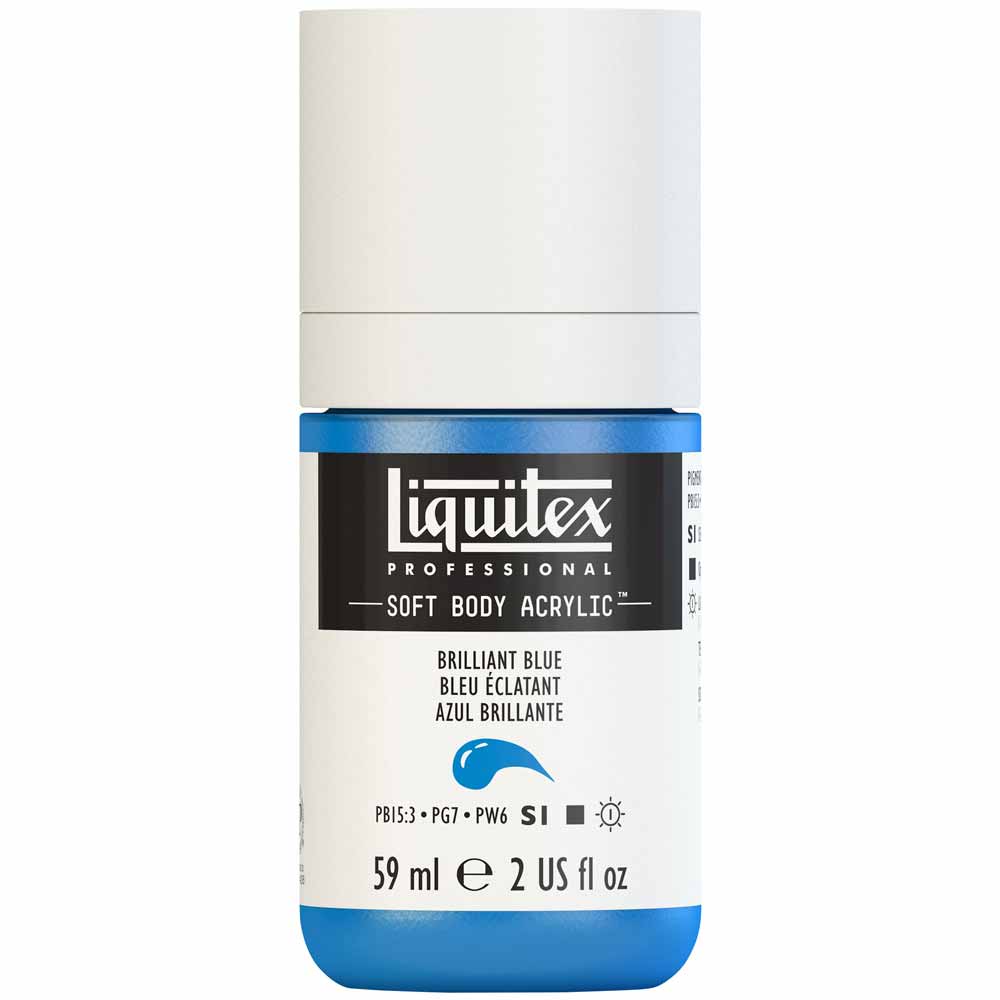 Liquitex Professional Soft Body Akrilik Boya 59ml Brilliant Blue 570 S1