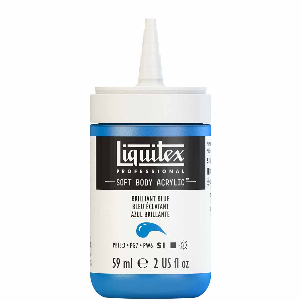 Liquitex Professional Soft Body Akrilik Boya 59ml Brilliant Blue 570 S1
