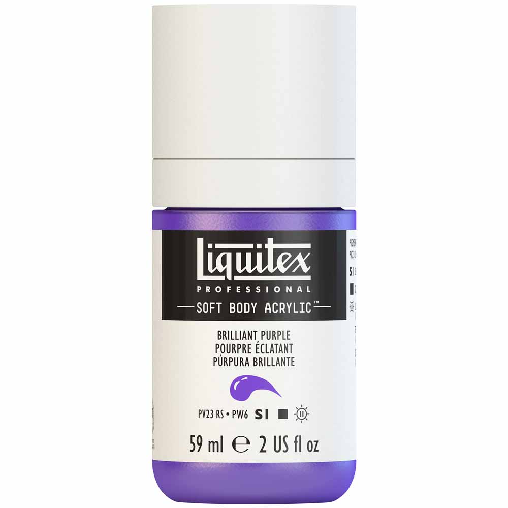 Liquitex Professional Soft Body Akrilik Boya 59ml Brilliant Purple 590 S1