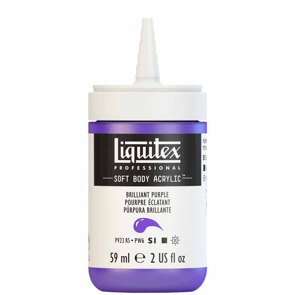 Liquitex Professional Soft Body Akrilik Boya 59ml Brilliant Purple 590 S1