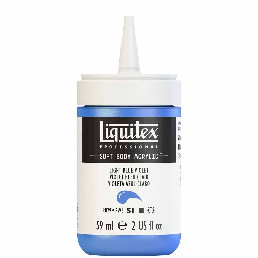 Liquitex Professional Soft Body Akrilik Boya 59ml Light Blue Violet 680 S1