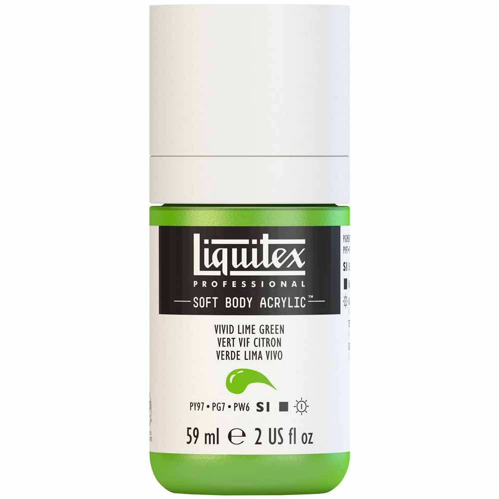 Liquitex Professional Soft Body Akrilik Boya 59ml Vivid Lime Green 740 S1