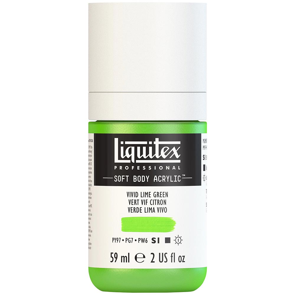 Liquitex Professional Soft Body Akrilik Boya 59ml Vivid Lime Green 740 S1