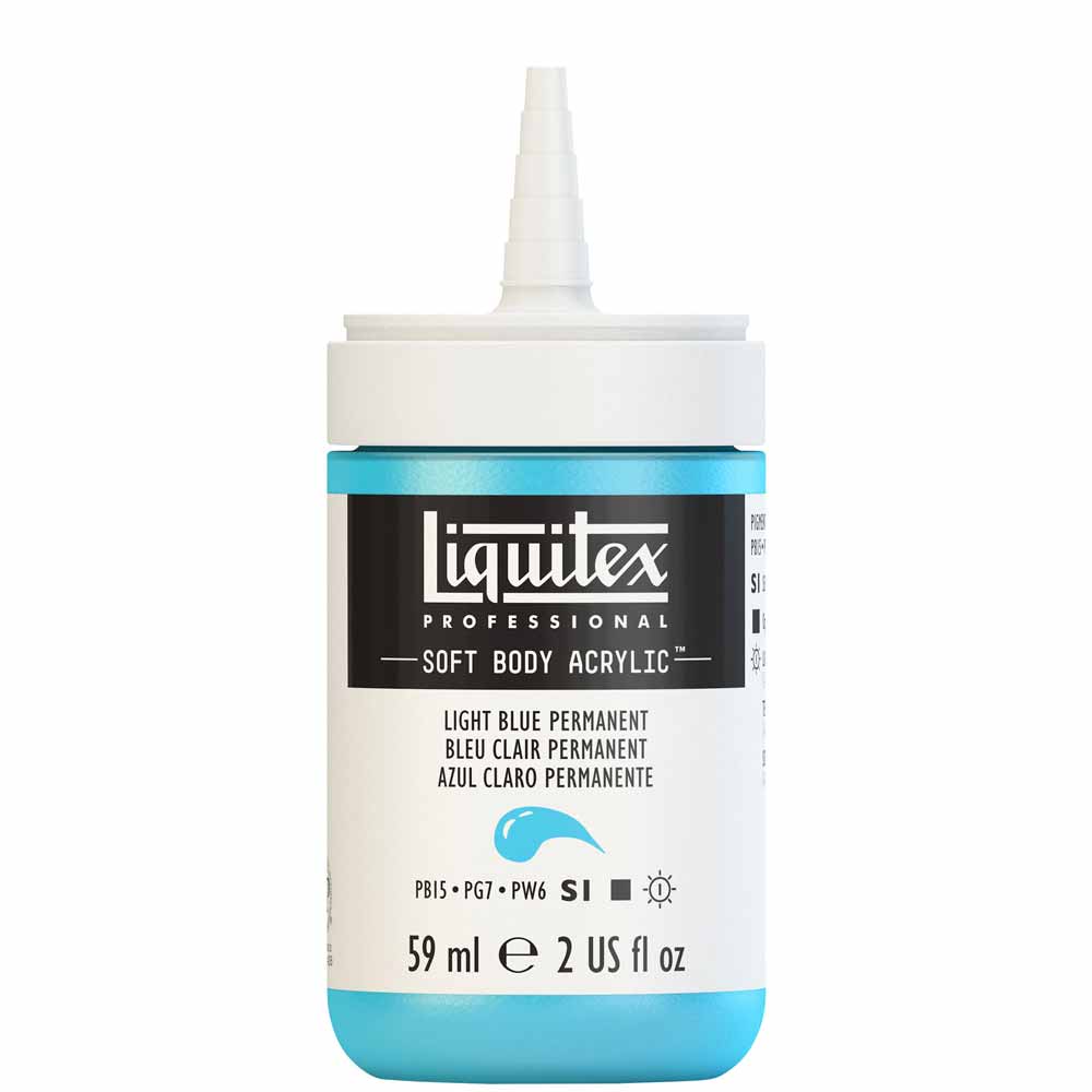 Liquitex Professional Soft Body Akrilik Boya 59ml Light Blue Permanent 770 S1
