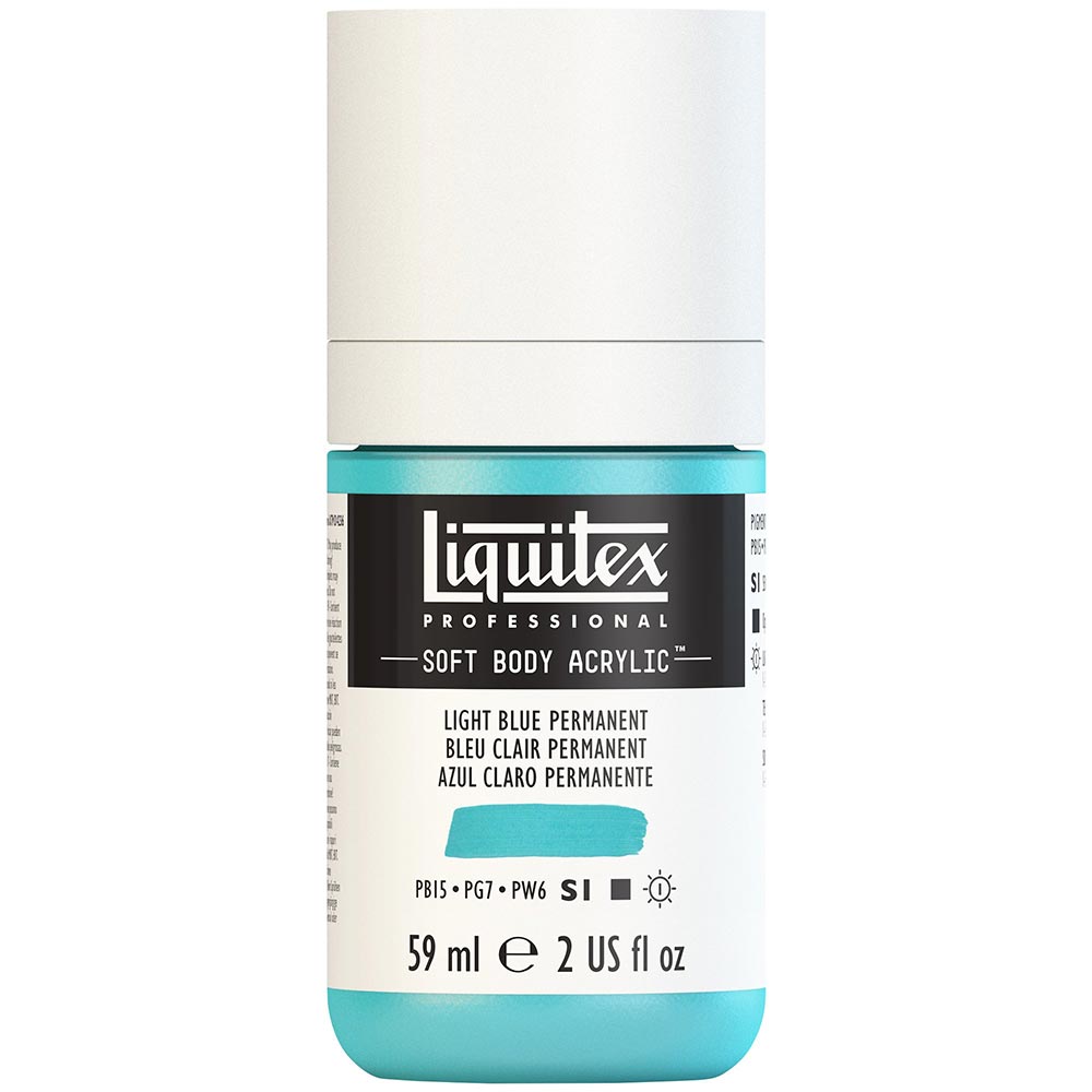 Liquitex Professional Soft Body Akrilik Boya 59ml Light Blue Permanent 770 S1