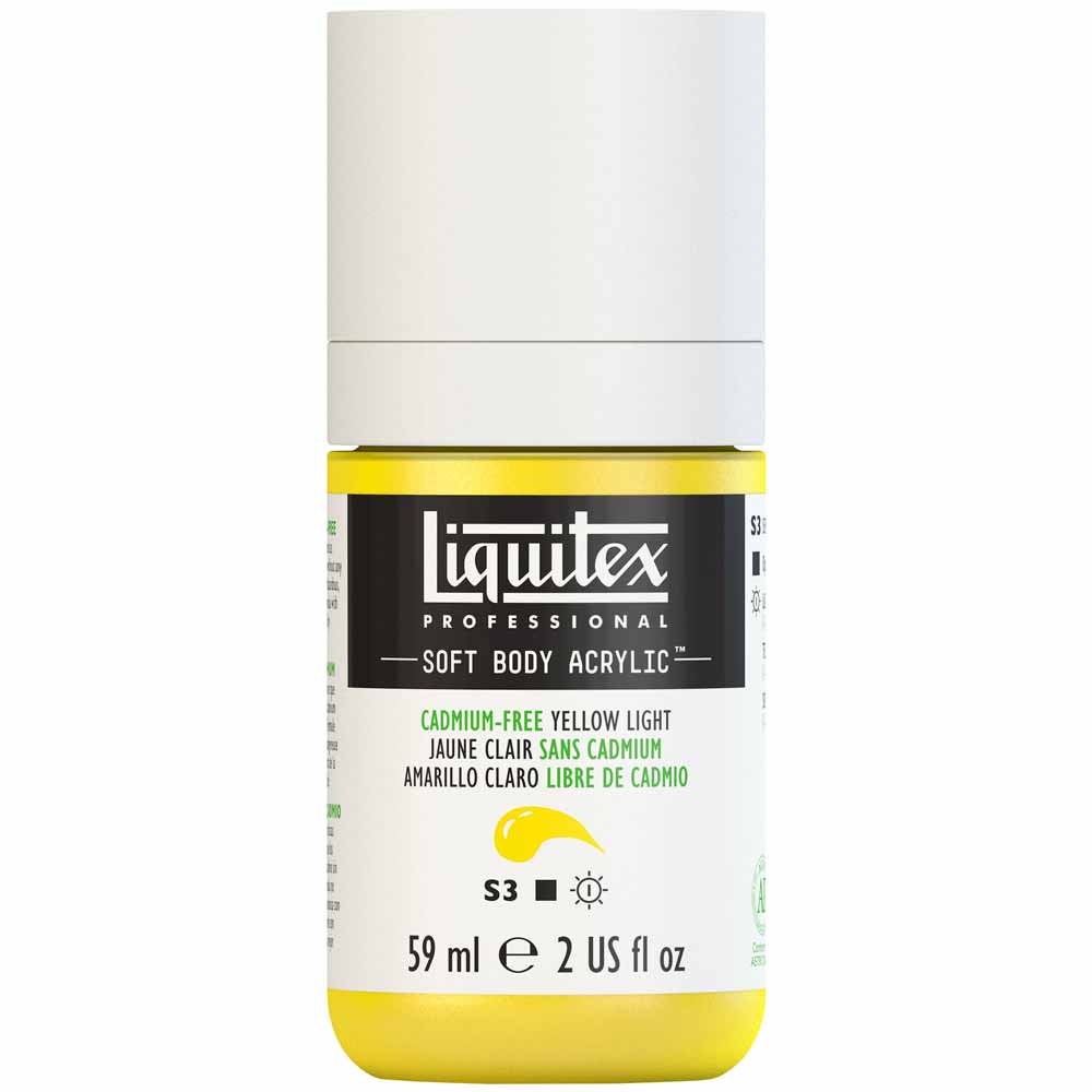 Liquitex Professional Soft Body Akrilik Boya 59ml Cadmium-Free Yellow Light 889 S3