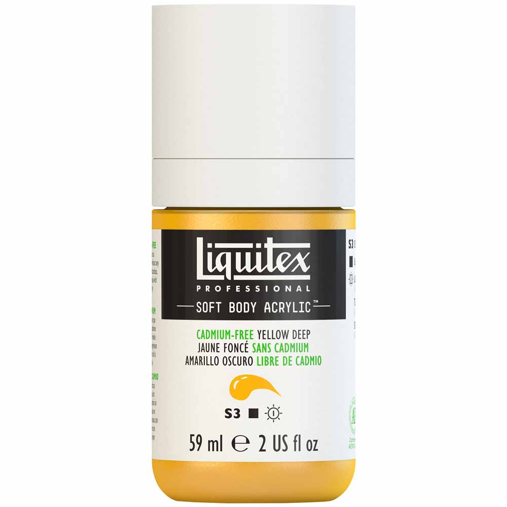 Liquitex Professional Soft Body Akrilik Boya 59ml Cadmium-Free Yellow Deep 891 S3