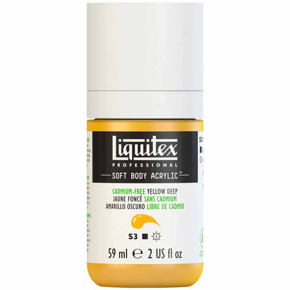 Liquitex Professional Soft Body Akrilik Boya 59ml Cadmium-Free Yellow Deep 891 S3