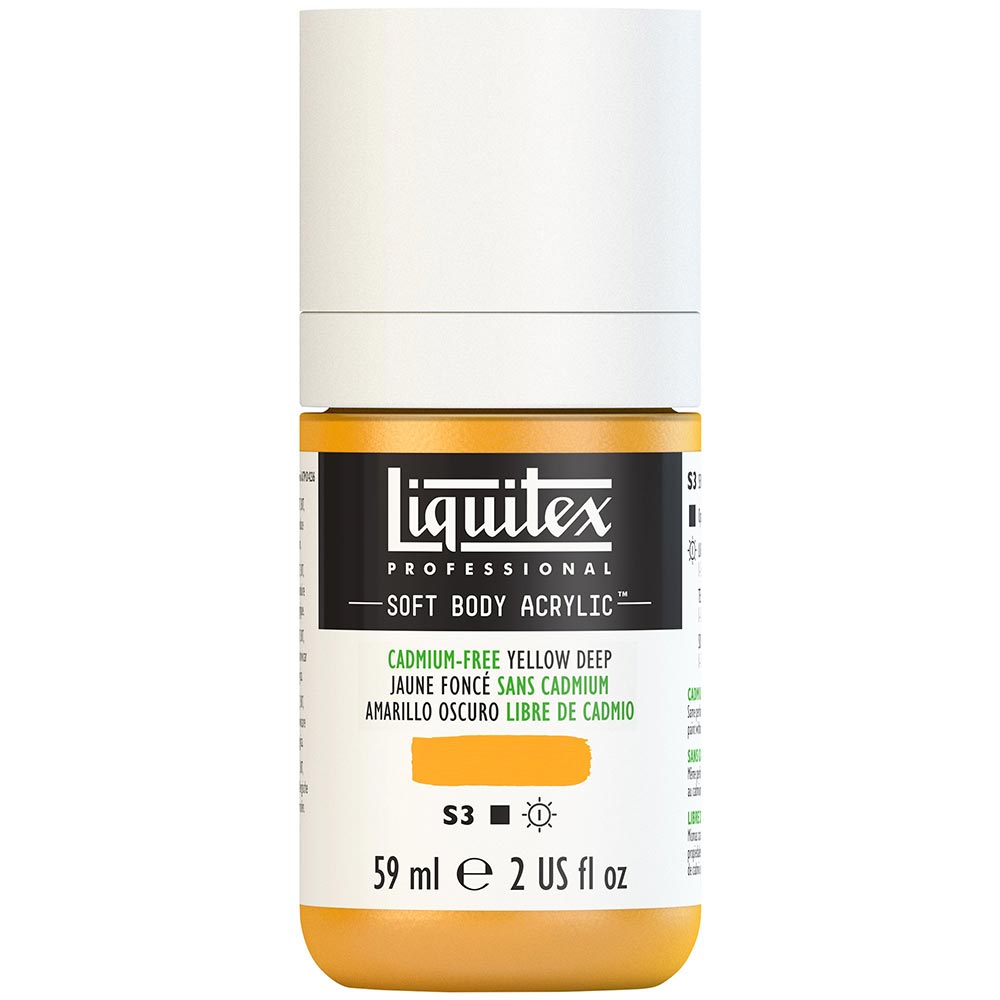 Liquitex Professional Soft Body Akrilik Boya 59ml Cadmium-Free Yellow Deep 891 S3