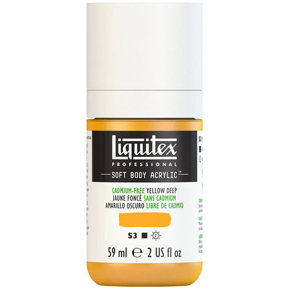 Liquitex Professional Soft Body Akrilik Boya 59ml Cadmium-Free Yellow Deep 891 S3