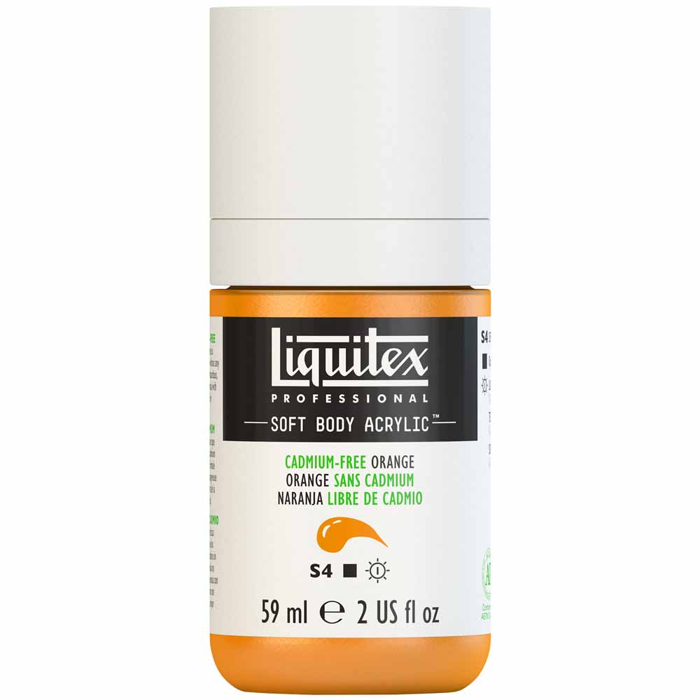 Liquitex Professional Soft Body Akrilik Boya 59ml Cadmium-Free Orange 892 S4