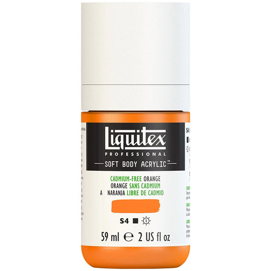 Liquitex Professional Soft Body Akrilik Boya 59ml Cadmium-Free Orange 892 S4