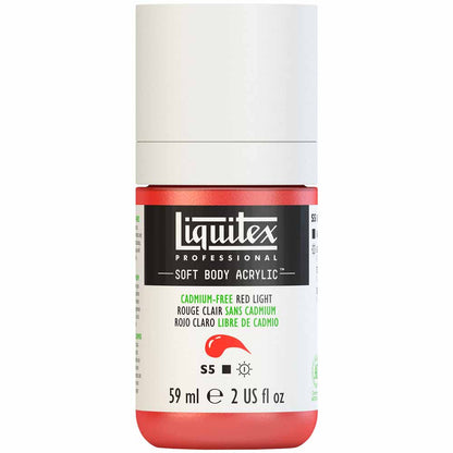 Liquitex Professional Soft Body Akrilik Boya 59ml Cadmium-Free Red Light 893 S5