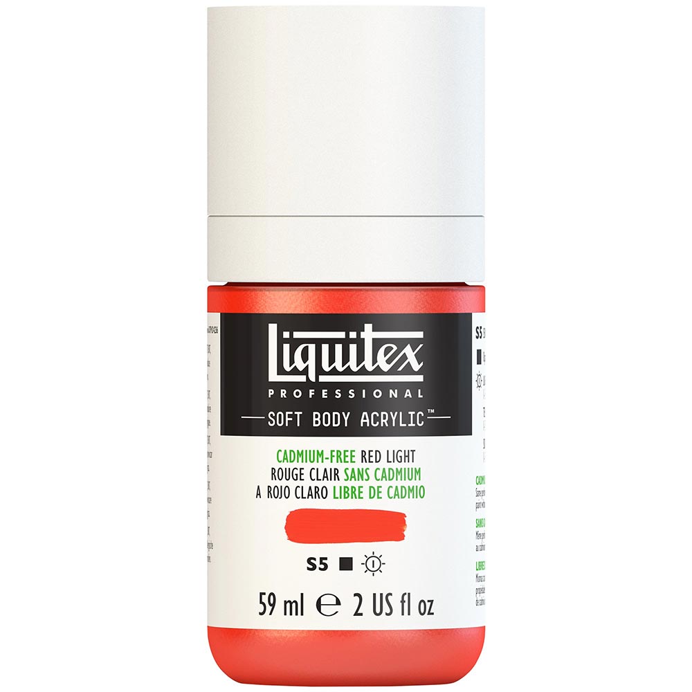 Liquitex Professional Soft Body Akrilik Boya 59ml Cadmium-Free Red Light 893 S5