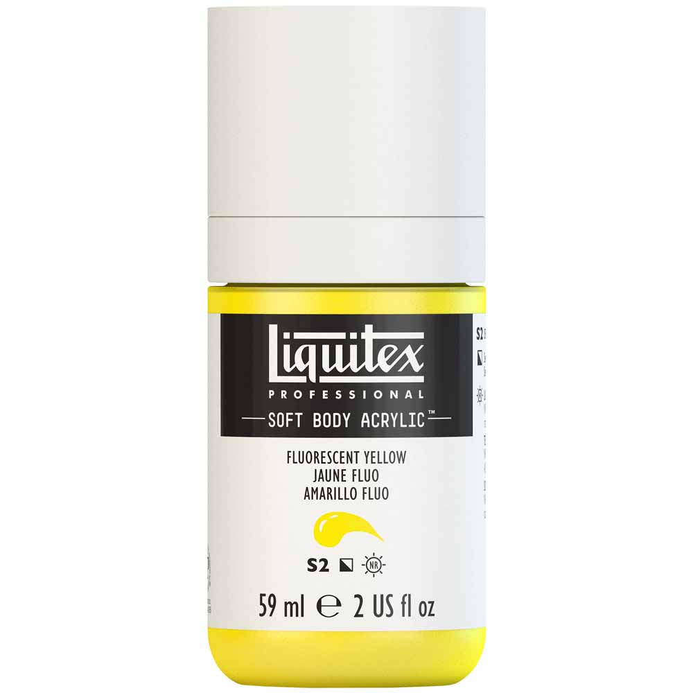 Liquitex Professional Soft Body Akrilik Boya 59ml Fluorescent Yellow 981 S2