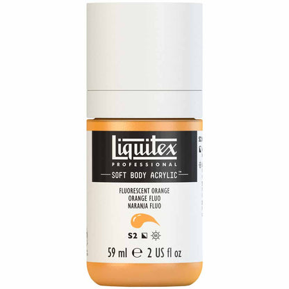 Liquitex Professional Soft Body Akrilik Boya 59ml Fluorescent Orange 982 S2