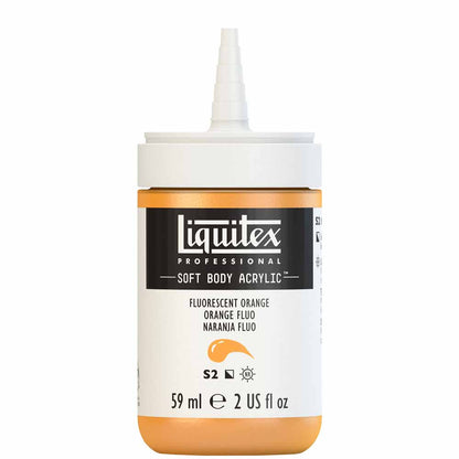 Liquitex Professional Soft Body Akrilik Boya 59ml Fluorescent Orange 982 S2