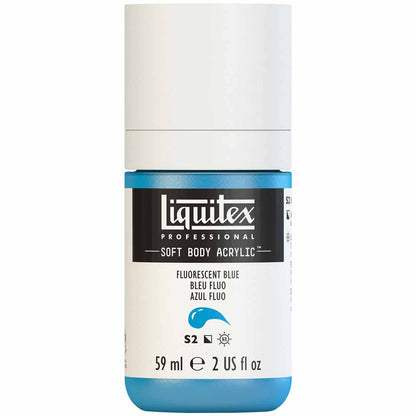 Liquitex Professional Soft Body Akrilik Boya 59ml Fluorescent Blue 984 S2