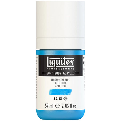 Liquitex Professional Soft Body Akrilik Boya 59ml Fluorescent Blue 984 S2