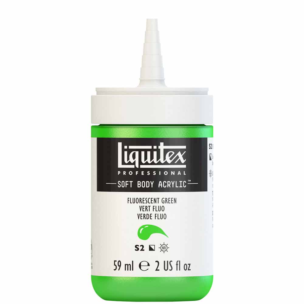 Liquitex Professional Soft Body Akrilik Boya 59ml Fluorescent Green 985 S2