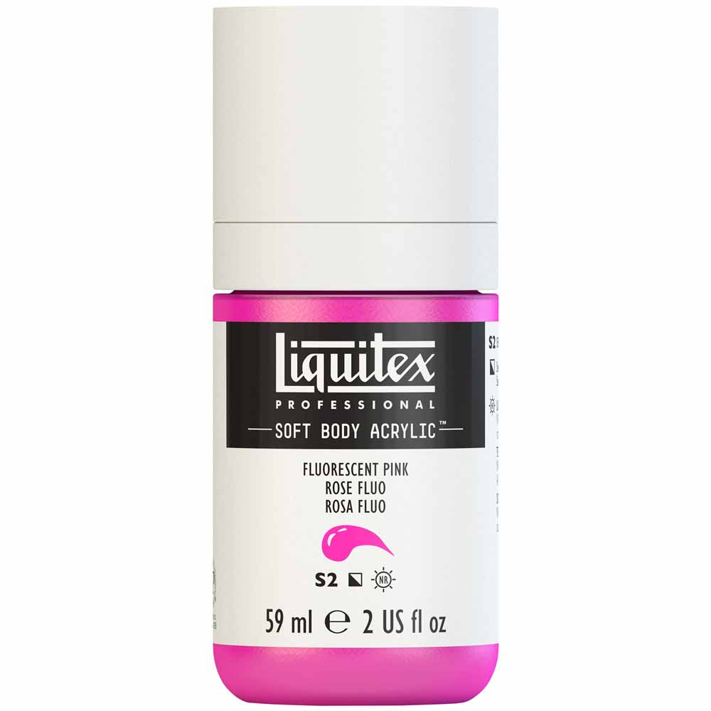 Liquitex Professional Soft Body Akrilik Boya 59ml Fluorescent Pink 987 S2