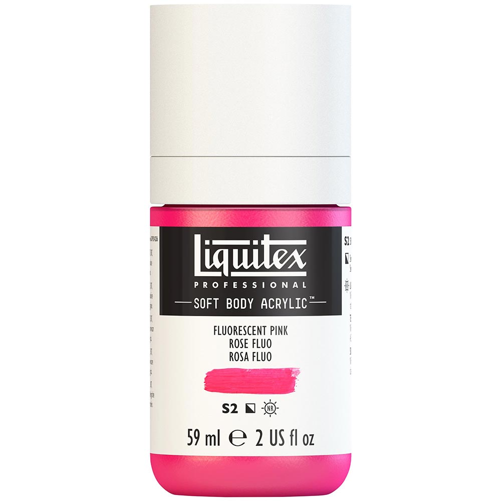 Liquitex Professional Soft Body Akrilik Boya 59ml Fluorescent Pink 987 S2